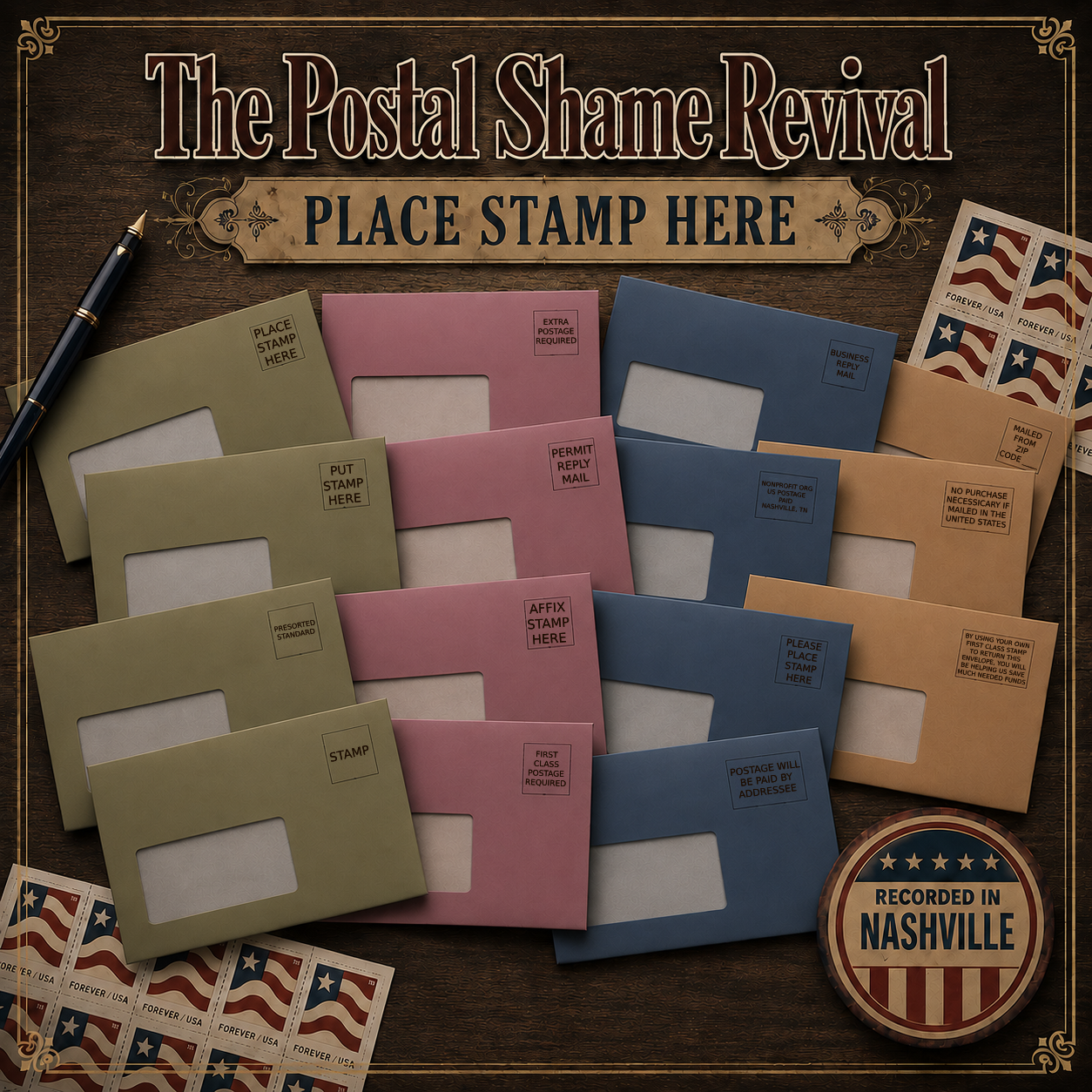 Jacket for Place Stamp Here